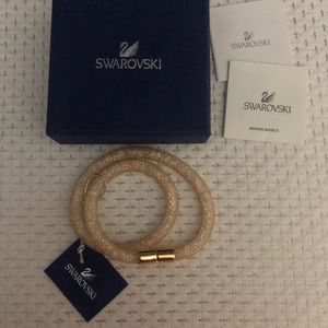 Gold Swarovski bracelet
